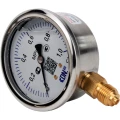 Изображение товара Манометр виброустойчивый радиальный DN.ru МВР-1 (0-2.5МПа), диаметр корпуса - 100мм, осевое присоединение - G1/4, нержавеющая сталь 304, класс точности - 1 (опрессовано)