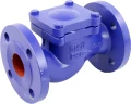 Изображение товара Клапан обратный DN.ru 287A Ду125 Ру16 фланцевый, подъемный, корпус - чугун, диск - нержавеющая сталь (опрессовано)