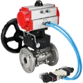 Изображение товара Кран шаровой DN40 BV3131P FP ISO с пневмоприводом и фланцевым соединением