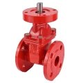 Изображение товара Задвижка клиновая 30ч939р (аналог МЗВ) DN.ru GVWN1414E-2W-F Ду65 Ру16 двусторонняя, фланцевая, клин - обрезиненный, шпиндель - невыдвижной, корпус - чугун, уплотнение - EPDM, с голым штоком, цвет - красный