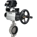 Изображение товара Затвор дисковый поворотный DN ru WBV3131N-2W-Fb-H Ду150 Ру16 с пневмоприводом и позиционером