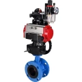 Изображение товара Затвор дисковый поворотный DN.ru WBV1313E-2W-F-H Ду150 Ру16 фланцевый, корпус - чугун GGG40, диск - чугун GGG40, EPDM, с пневмоприводом DN.ru PA-DA-130, пневмораспределителем 4M310-08 DC24V, БКВ APL-210N, ручным дублером MON1-250-T26-ISO и БПВ AFC2000