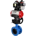 Изображение товара Затвор дисковый поворотный DN.ru WBV1313E-2W-F-H Ду65 Ру16 фланцевый, корпус - чугун GGG40, диск - чугун GGG40, EPDM, с пневмоприводом PA-DA-105, пневмораспределителем 4M310-08 DC24V, БКВ APL-510N EX, ручным дублером MON1-250-T26-ISO и БПВ AFC2000