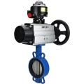 Изображение товара Затвор дисковый поворотный DN ru WBV1631E-2W-Fb ISO-H Ду125 Ру25 межфланцевый с пневмоприводом