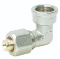 Изображение товара Угольник APE 752L 3/4″x20 Ду20x20 Ру10 латунный цанговый