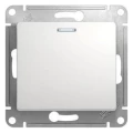 Изображение товара Выключатель одноклавишный Systeme Electric Glossa с подсветкой 10 А белый