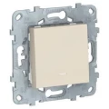 Изображение товара Выключатель одноклавишный Systeme Electric UNICA NEW скрытой установки с подсветкой