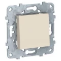 Изображение товара Выключатель одноклавишный Systeme Electric UNICA NEW скрытой установки, номинальный ток - 10 А, степень защиты IP21, цвет - бежевый