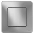 Изображение товара Выключатель одноклавишный Systeme Electric BLANCA скрытой установки IP20 алюминий