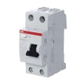 Изображение товара УЗО двухполюсное ABB FH202 2P 40А АС30 тип АС, номинальный ток 40 А, ток утечки 30 мА