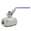 Изображение товара Кран шаровой АДЛ BV15 3″ Ду80 Ру40 полнопроходной, двухходовой, нержавеющая сталь AISI 316, уплотнение - PTFE, внутренняя резьба, ручка-рычаг