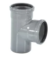 Изображение товара Тройник Агригазполимер Ду110x110 90° из НПВХ для внутренней канализации