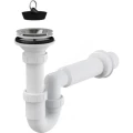 Изображение товара Сифон для кухонной мойки трубный Alca Plast A464-DN50 1 1/2 х 40 безупречное качество