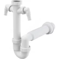 Изображение товара Сифон для кухонной мойки Alca Plast A82-DN50 1 1/2″х40 с отводами