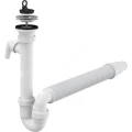Изображение товара Сифон для кухонной мойки Alca Plast A830-DN50/40 с нержавеющей решеткой
