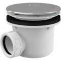Изображение товара Сифон для поддона душевого Alca Plast A49K 1 1/2″x90/40, высота - 84 мм, со слив крышкой диаметром 115 мм