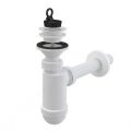 Изображение товара Сифон для умывальника Alca Plast A420 1 1/4″x32 бутылочный литой выпуск