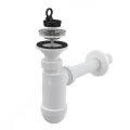 Изображение товара Сифон для умывальника Alca Plast A42 1 1/4"x40 бутылочный с пластиковой решеткой