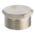 Изображение товара Заглушка ALTSTREAM (TEBO) 3/8″ Ду10 Ру40, корпус - никелированная латунь, наружная резьба