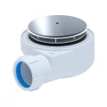 Изображение товара Сифон для поддона душевого АНИ Пласт E550C 1 1/2″ низкий, диаметр крыши 90 мм