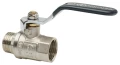 Изображение товара Кран шаровой AQUALINK ВР-НР 1 1/4″ Ду32 Ру25 полнопроходной, двухходовой, латунь CW617N, уплотнение - PTFE, внутренняя резьба / наружная резьба, ручка-рычаг