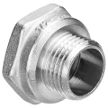 Изображение товара Никелированный латунный переходник AQUALINK 3/4"x1 1/4" Ду20x32 для водопровода
