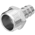 Изображение товара Переходник под шланг AQUALINK Ду20х1/2″ латунный никелированный наружная резьба