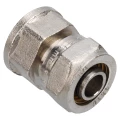 Изображение товара Обжимной латунный переходник AQUALINK Ду16х1/2″ никелированный
