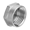 Изображение товара Заглушка латунная AQUALINK 1/2″ Ду15 Ру35 внутренняя резьба никелированная