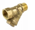 Изображение товара Фильтр сетчатый Aquasfera 4002-02 3/4″ Ду20 Ру20 косой, внутренняя/наружная резьба, латунный