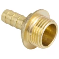 Изображение товара Переходник неразъемный Aquasfera 9102 Дн30x1″ Ру16 наружная резьба/штуцер, для шланга, материал - латунь