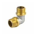 Изображение товара Угольник латунный Aquasfera 9005 Ду20 (3/4″) Ру40 НР/НР