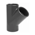 Изображение товара Фитинг Aquaviva YEE Ду160 Ру16 45° под клеевое соединение из ПВХ