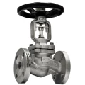Изображение товара Клапан запорный сильфонный АСТА В343 Ду200 Ру40 фланцевый, корпус - нержавеющая сталь AISI304, Тmax= +350°С