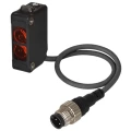 Изображение товара Датчик фотоэлектрический Autonics BJR3M-PDT-W-P прямоугольный рефлекторный, PNP-выход с открытым коллектором, кабель с разъёмом М12 диам. 4мм дл. 0.3м, 10-30В, IP67, красный LED (660нм), расстояние срабатывания - 3м, материал - пластик