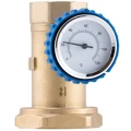 Изображение товара Клапан шаровой Barberi 38D Ду25 Ру10 с термометром 0-120 °C