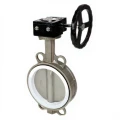 Изображение товара Затвор дисковый поворотный Benarmo Ду150 Ру16 межфланцевый нержавеющая сталь