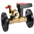 Изображение товара Клапан балансировочный BROEN BALLOREX Venturi FODRV H с дренажом Ду15 Ру16 фланцевый латунный, повышенной пропускной способности Kvs=2.49 м3/ч