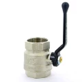 Изображение товара Кран шаровой BUGATTI Arizona 600 1 1/4″ Ду32 Ру20 стандартнопроходной, двухходовой, латунь CW617N, уплотнение - PTFE, внутренняя резьба, ручка-рычаг