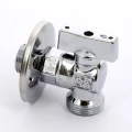 Изображение товара Кран шаровой BUGATTI Minnesota 883 1/2″x3/4″ Ду15x20 Ру10 стандартнопроходной, уплотнение - PTFE, двухходовой, латунь, наружная резьба, ручка-бабочка, розетка 1/2″ из нержавеющей стали, для подключения бачков