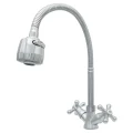 Изображение товара Смеситель кухонный двуручный с гибким изливом Центр Сантехники ЭКО ЦС 25
