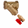 Изображение товара Фильтр Cimberio 74ACRNL/2 1/2″ Ду15 Ру20 сетчатый из коррозионностойкой латуни со сливным краном ВВ