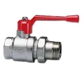 Изображение товара Кран шаровой Cimberio Cim 246 1/2″ Ду15 Ру25 полнопроходной, латунь, внутренняя резьба / американка, ручка-рычаг