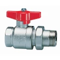 Изображение товара Кран шаровой Cimberio Cim 346 1 1/2″ Ду40 Ру32 серия Т14, полнопроходной, латунь, внутренняя резьба / американка, ручка-бабочка