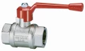 Изображение товара Кран шаровой Cimberio CIM12 1 1/4″ Ду32 Ру25 серии Т12, полнопроходной, корпус - никелированная латунь CW617N, уплотнение PTFE, внутренняя резьба, управление - ручка рычаг