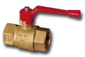 Изображение товара Кран шаровой Cimberio серия T12 CIM12CR 1 1/4″ Ду32 Ру32 полнопроходной, двухходовой, латунь CW602N, уплотнение - PTFE, внутренняя резьба, ручка-рычаг алюминиевый