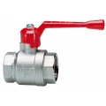 Изображение товара Кран шаровой Cimberio CIM14 1.1/2″ Ду40 Ру32 серии Т14, полнопроходной, корпус - никелированная латунь CW617N, уплотнение PTFE, внутренняя резьба, управление - ручка рычаг