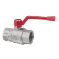 Изображение товара Кран шаровой Cimberio CIM16 1 1/4″ Ду32 Ру40 серии Т16, полнопроходной, корпус - никелированная латунь CW617N, уплотнение PTFE, внутренняя резьба, управление - ручка рычаг
