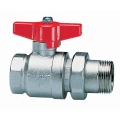 Изображение товара Кран шаровой Cimberio CIM346 3/4″ Ду20 Ру25 серии T14, с разъемным соединением, корпус - никелированная латунь CW617N, уплотнение PTFE, внутренняя резьба / наружная резьба, управление - ручка бабочка