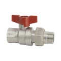 Изображение товара Кран шаровой Cimberio CIM346/16 114 1 1/4″ Ду32 Ру40 серия Т12, с фильтром, полнопроходной, двухходовой, латунь CW617N, уплотнение - PTFE, внутренняя резьба / американка, алюминиевая ручка-бабочка